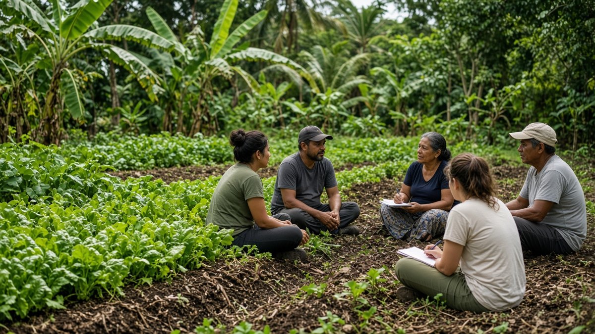 Field conversation among researchers and community