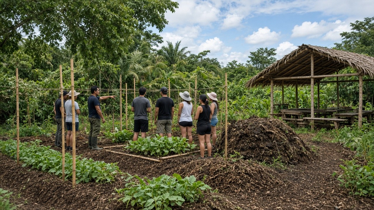 Escuela de campo en la finca